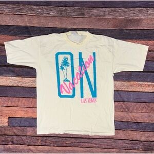 Vintage Las Vegas Nevada Travel Vacation Tourism 1990s Tee Tshirt